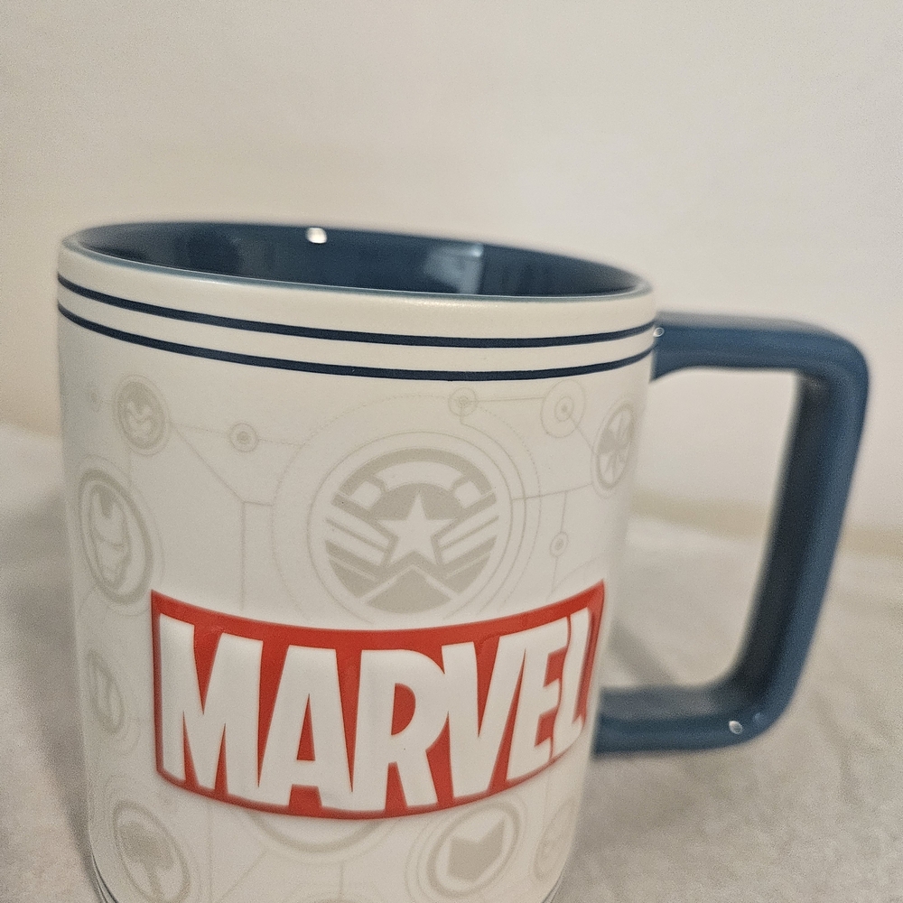 Disney Parks Avengers Marvel Logo Coffee Mug New with Tag